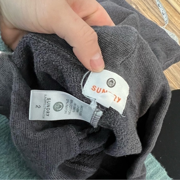 Sundry Ombré Terry Cloth Jogger Sweatpants - Picture 6 of 11